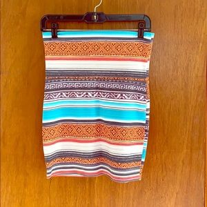 Aztec Mini Skirt
